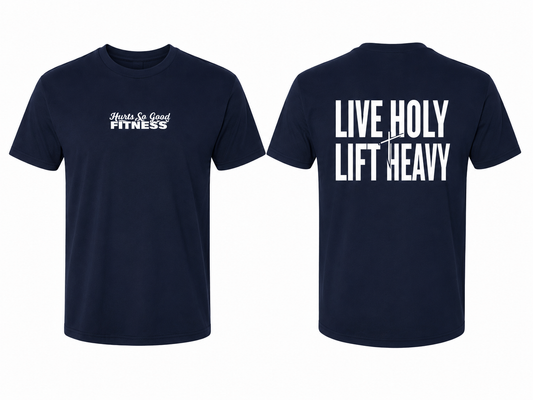 Navy Blue- Live Holy, Lift Heavy